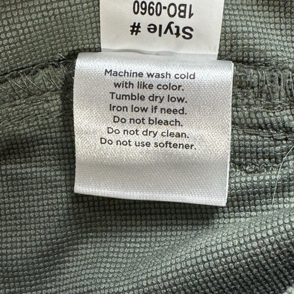 Mizzen Main Helmsman Pants Men 38x32 Olive Green Slim Stretch Performance Golf - Picture 7 of 13